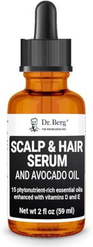 Dr Berg's (All In One) Hair Growth Serum w/Jojoba Oil & Castor Oil For Fuller Thicker Hair Dr. Berg NutritionalsUS supplements