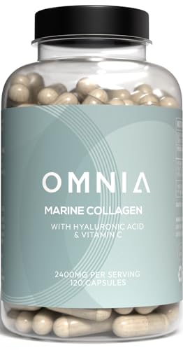 Omnia Marine Collagen Capsules 2400mg for Women & Men with Type I Collagen OMNIAAu supplements