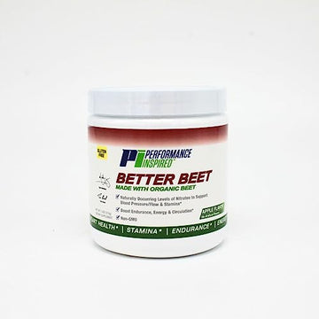 PERFORMANCE INSPIRED Nutrition Better Beet Powder - 100% Organic Beet – Boost Nitric PERFORMANCE INSPIREDAu supplements