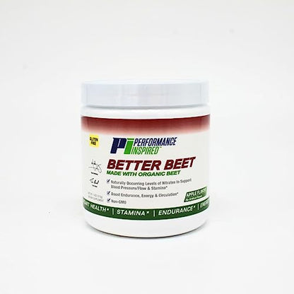 PERFORMANCE INSPIRED Nutrition Better Beet Powder - 100% Organic Beet – Boost Nitric PERFORMANCE INSPIREDUS supplements