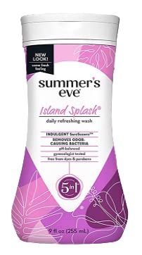 Summer's Eve Island Splash Refreshing Daily Feminine Wash, Removes Odor, pH balanced, 9 fl oz. (Pack of 2) Summer's EveAu supplements