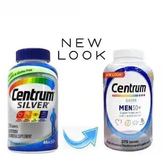 Centrum Men 50+ Multivitamin Tablet Age 50 and Older 275ct CentrumAu supplements