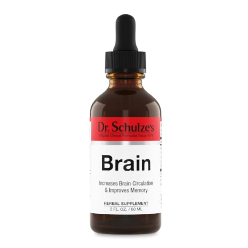 Brain Formula 2 oz. - Vegan and Wild-Harvested | Stimulates Circulation and and Improved Dr. Schulze'sUS supplements