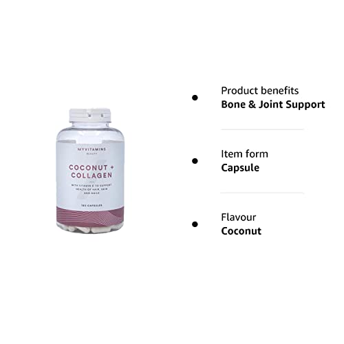 Coconut + Collagen (180 Capsules) - Myvitamins MyVitaminsAu supplements