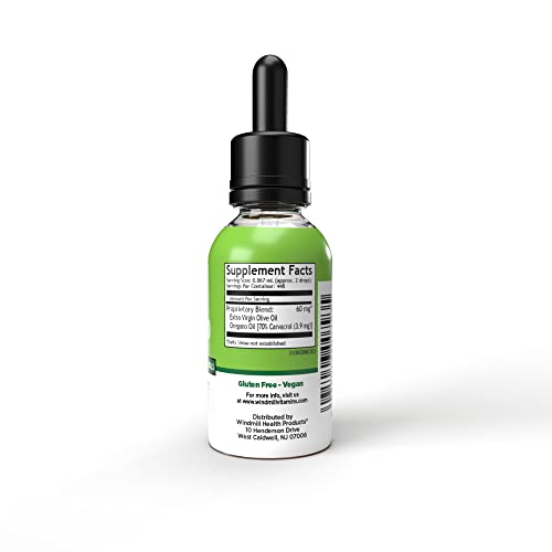 Windmill Natural Vitamins Oil of Oregano, Herbal Blend for Immune Support, Supports Digestive Health, 1 fl oz, 448 Servings WindmillAu supplements