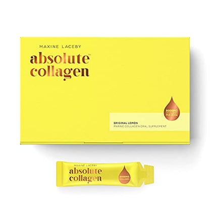 Absolute Collagen Marine Liquid Collagen Supplement for Women - 8000mg Collagen in Each Sachet Absolute CollagenUS supplements