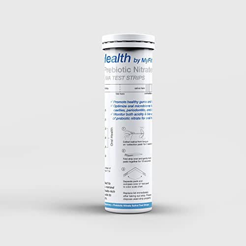 pH and Prebiotic Nitric Oxide Test Strip by MyFitStrip - Track and Monitor Saliva Alkalinity MyFitStripAu supplements