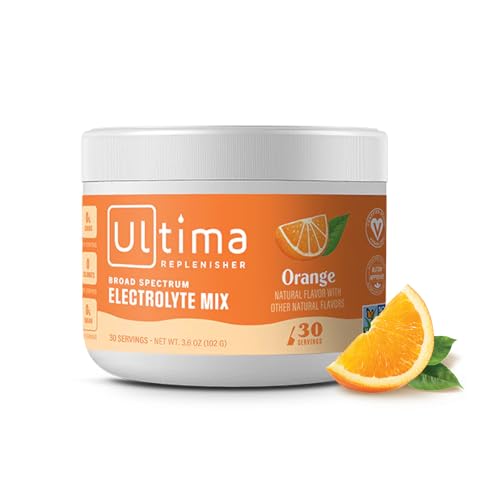 Ultima Replenisher Daily Electrolyte Drink Mix – Orange, 30 Servings – Hydration Powder Ultima ReplenisherUS supplements