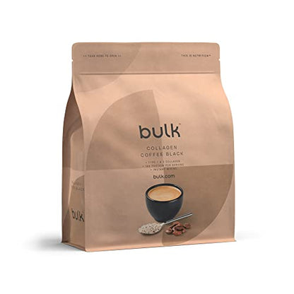 Bulk Collagen Coffee, High Protein, Black, 500 g BulkUS supplements