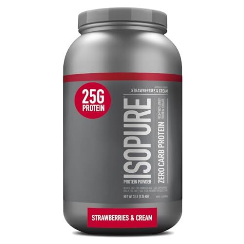 Isopure Protein Powder, Zero Carb Whey Isolate with Vitamin C & Zinc for Immune Support IsopureUS supplements