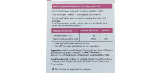 AHS Super Collagen Plus C Tablets - Pack of 250 Tablets (Also 120 + 90 Counts) 3 Sizes! 6000MG PER AHSAu supplements