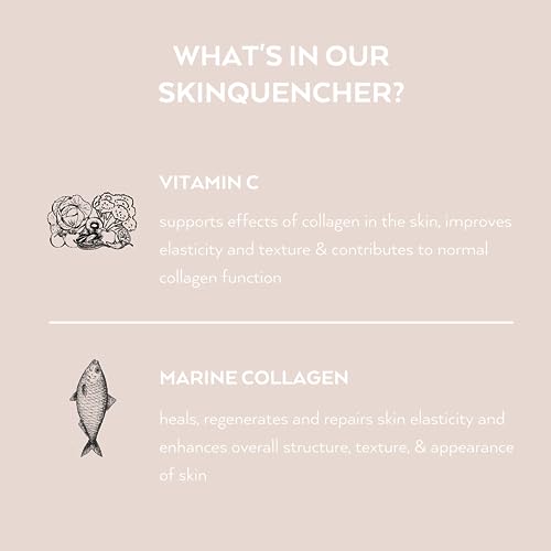Simone Thomas Wellness, SkinQuencher Marine Collagen with Vitamin C, Food Supplement 60 Capsules Simone Thomas WellnessUS supplements