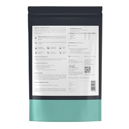 Nutrabay Pure 100% Beta Alanine Powder, Pre Workout supplement for Men & Women NutrabayUS supplements