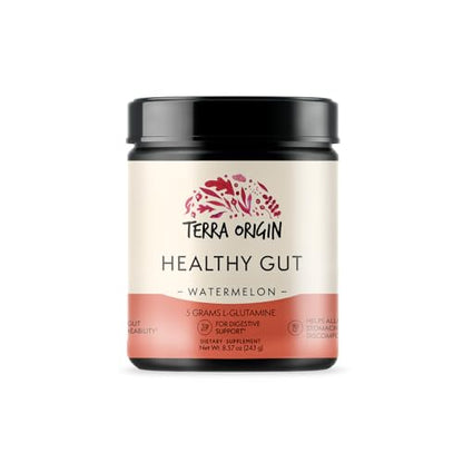 TERRA ORIGIN Healthy Gut Watermelon | 30-Servings with L-Glutamine, Zinc TERRA ORIGINUS supplements
