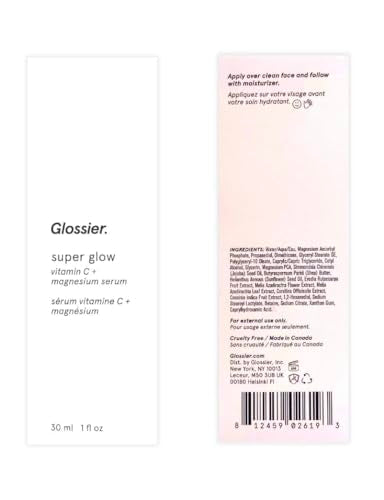Glossier Super Glow Vitamin C face serum 1oz Full Size GlossierAu supplements