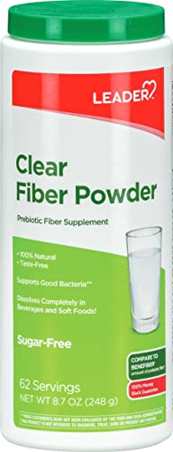 Leader Prebiotic Fiber Supplement Powder for Digestive Health, 100% Natural Daily Fiber LeaderAu supplements