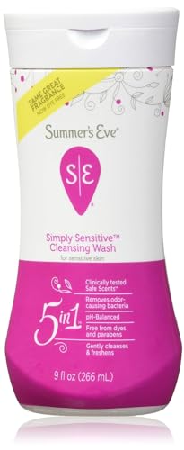 Summer's Eve Cleansing Wash | Simply Sensitive | 9 Ounce | pH-Balanced | Dermatologist & Gynecologist Summer's EveAu supplements