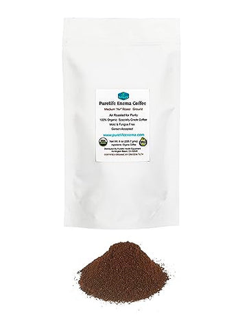 PureLife Enema Coffee- 1 Lb - Organic Gerson Specific - Ground - Mold & Fungus Free Purelife EnemaUS supplements