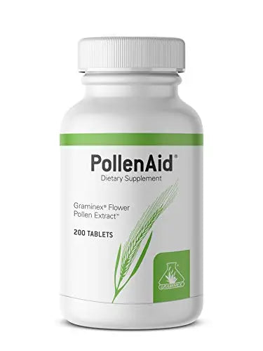 Graminex PollenAid Prostate Supplement: All Natural Prostate Support for Bladder Control & Urinary Tract Health, Rye Pollen Extract Made in USA, 200 Tablets (Pack of 2) GraminexAu supplements