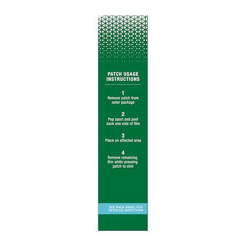Biofreeze Menthol Pain Relieving Patches (5 Patches Per Box) Up To 8 Hours Of Pain Relief From Sore Muscles, Arthritis, Backaches, Spains, Bruises, Strains And Joint Pain (Package May Vary) BiofreezeAu supplements