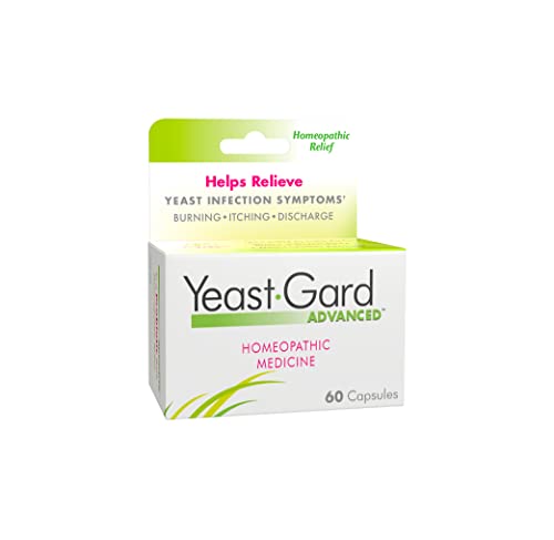 YeastGard Advanced Homeopathic Remedy Capsules - 60 count Bottle Yeast-GardAu supplements