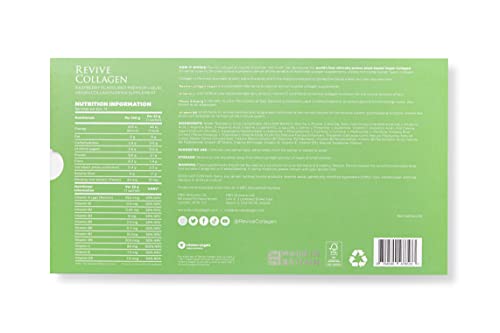 Revive Collagen 2500mg Plant Based Vegan Collagen with Added Vitamin B, C, D & E, Improved Skin, Hair & Nails Revive CollagenAu supplements