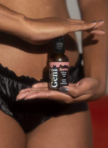 Geni Soothe - Perfume and SOAP Free Intimate Oil. Gentle Alternative to Intimate wash. Moizturizes GeniAu supplements