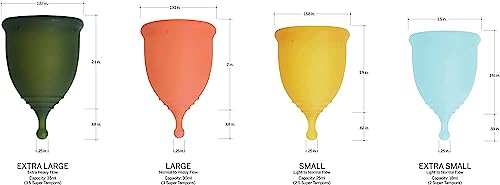 Pixie Cup Soft Menstrual Cup - Ranked 1 for Most Comfortable Reusable Period Cup - Buy One We Give One Pixie CupAu supplements