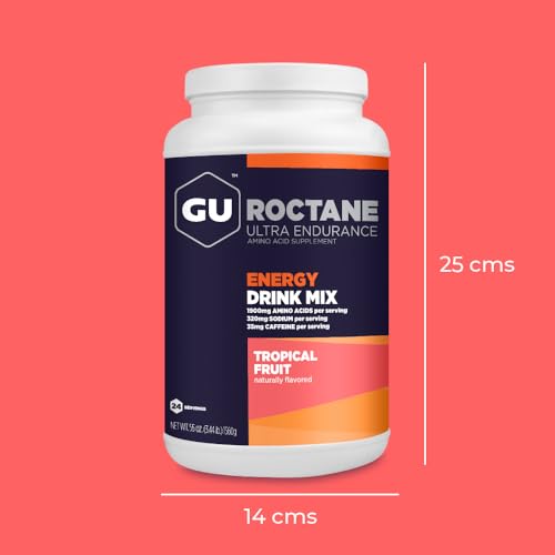 GU Energy Roctane Ultra Endurance Energy Drink Mix, 3.44-Pound Jar GU EnergyAu supplements