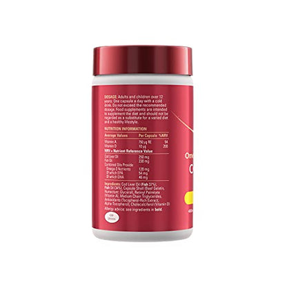 Seven Seas Cod Liver Oil Tablets With Omega-3, Fish Oil, One A Day, 4 Months Supply Seven SeasUS supplements