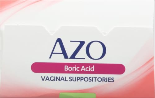AZO Boric Acid Vaginal Suppositories, Helps Support Odor Control and Balance Vaginal PH AZOAu supplements