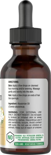 Abyssinian Oil 4 fl oz | Hair and Skin Oil | 2 Pack of 2oz | Paraben, SLS and Fragrance Free HorbäachAu supplements