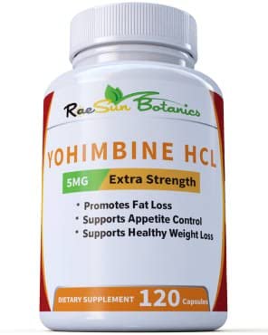 RaeSun Botanics Yohimbine HCL Bark Extract Extra Strength Supplement 5mg x 120ct RaeSun BotanicsAu supplements