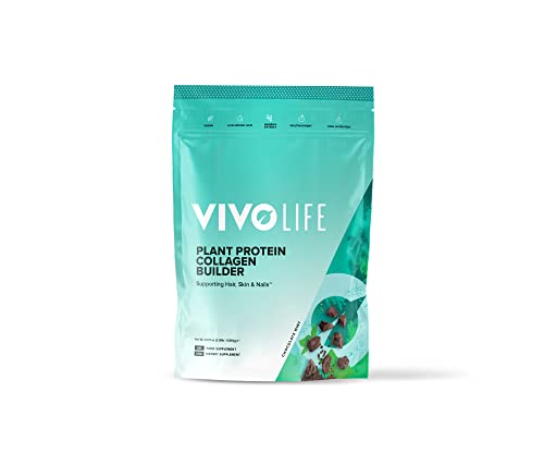 Vivo Life - Plant Protein Collagen Builder with Vitamin C, Amino Acids and Hyaluronic Acid Vivo lifeUS supplements