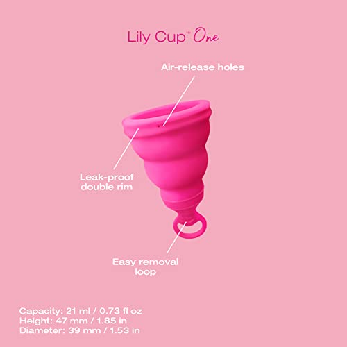 Intimina Lily Cup One - Collapsible Disposable Menstrual Cups for Beginners, Small Menstrual Cup INTIMINAAu supplements