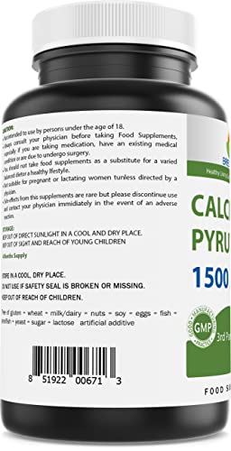 Brieofood Calcium Pyruvate 1500mg per Serving - 240 Vegetarian Capsules BrieofoodAu supplements
