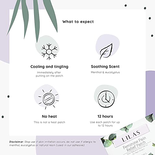 LILAS Period Cramps Pain Relief Patch - Pack of 10 LILASAu supplements