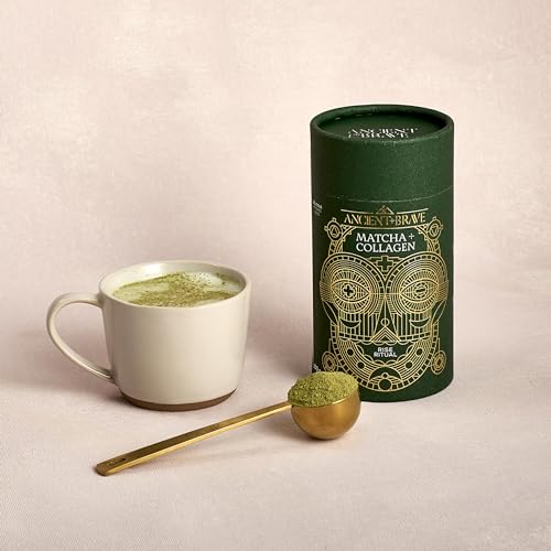 Ancient + Brave Matcha + Collagen 150g Tub - Lion's Mane Mushroom Powder Supplement Ancient + BraveUS supplements