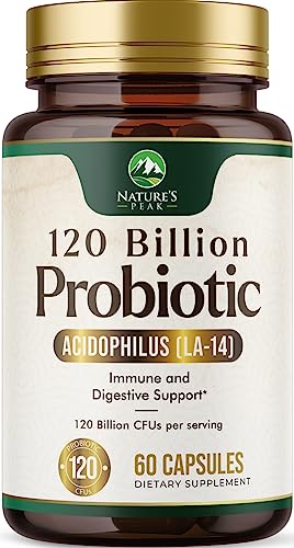 Nature's Peak Probiotics for Digestive Health - 120 Billion CFU with Diverse Strains Nature's PeakUS supplements