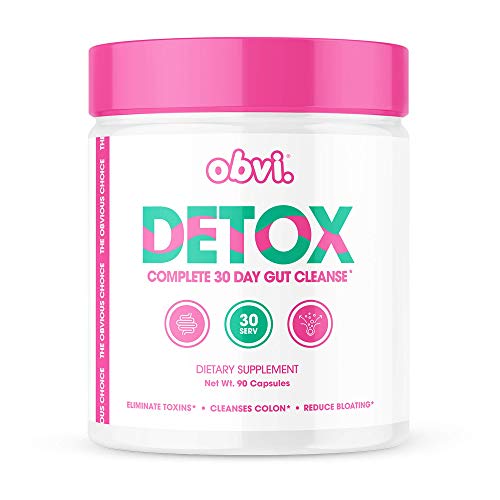 Obvi Detox, Flush Out and Eliminate Toxins, Support Weight Loss, Cleanse Colon, Packed ObviAu supplements