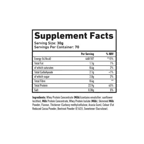 TWP Nutrition Platinum Series All The Whey Up Protein Powder Shake, 23g Whey Protein, Low Fat TWPAu supplements