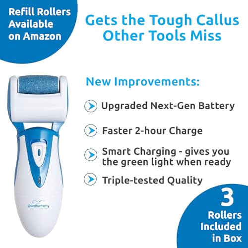 Electric Callus Remover: Own Harmony Professional Pedicure Tools Foot Own HarmonyUS supplements
