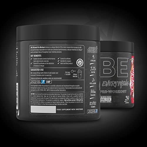 ABE All Black Everything Pre Workout Energy, Increase Physical Performance with Citrulline Applied NutritionUS supplements