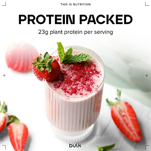 Bulk Gourmet Vegan Protein Powder, Strawberry, 700 g BulkAu supplements