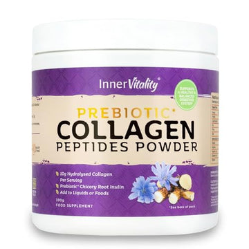 Prebiotic Collagen Powder - 390g Hydrolysed Bovine Collagen Peptides with Prebiotics for Gut Health & Skin Inner VitalityAu supplements