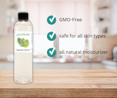 Vegetable Glycerine - 100% Pure, Cold Pressed - 32 fl oz - GreenHealth GreenHealthAu supplements