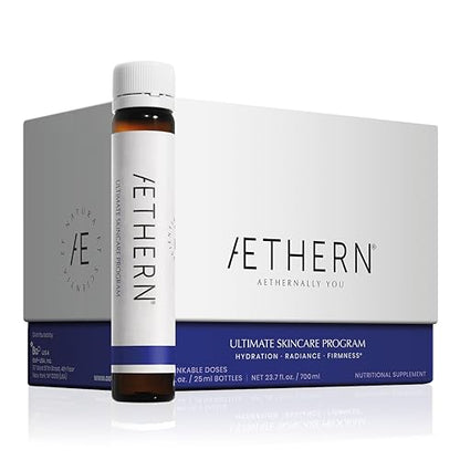 Collagen Drink + Hyaluronic Acid. Liquid Skincare Supplement. 12 High-Grade Natural Ingredients AETHERNUS supplements