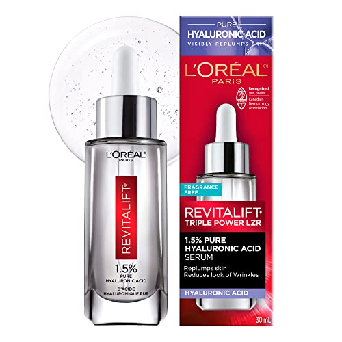 L'Oreal Paris Revitalift 1.5% Pure Hyaluronic Acid Face Serum, Hydrate & Reduce L’Oréal ParisUS supplements