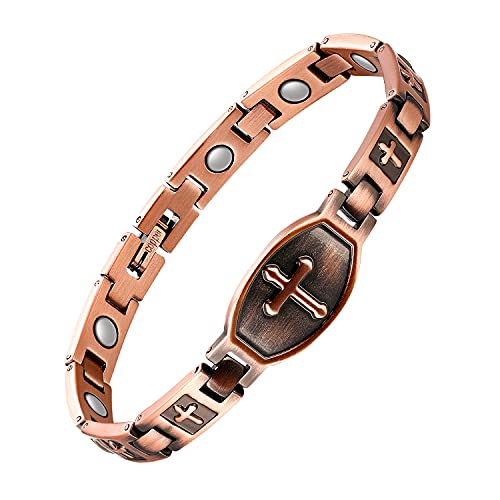 Jecanori Copper Bracelets for Women,Classic Magnetic Copper Bracelet,Valentine's Day JecanoriUS supplements