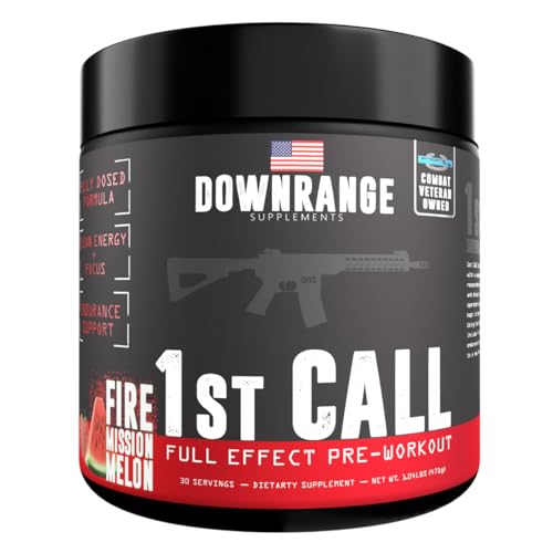 DownRange Supplements 1st Call Pre Workout Powder, Preworkout for Men & Women DownRange SupplementsAu supplements